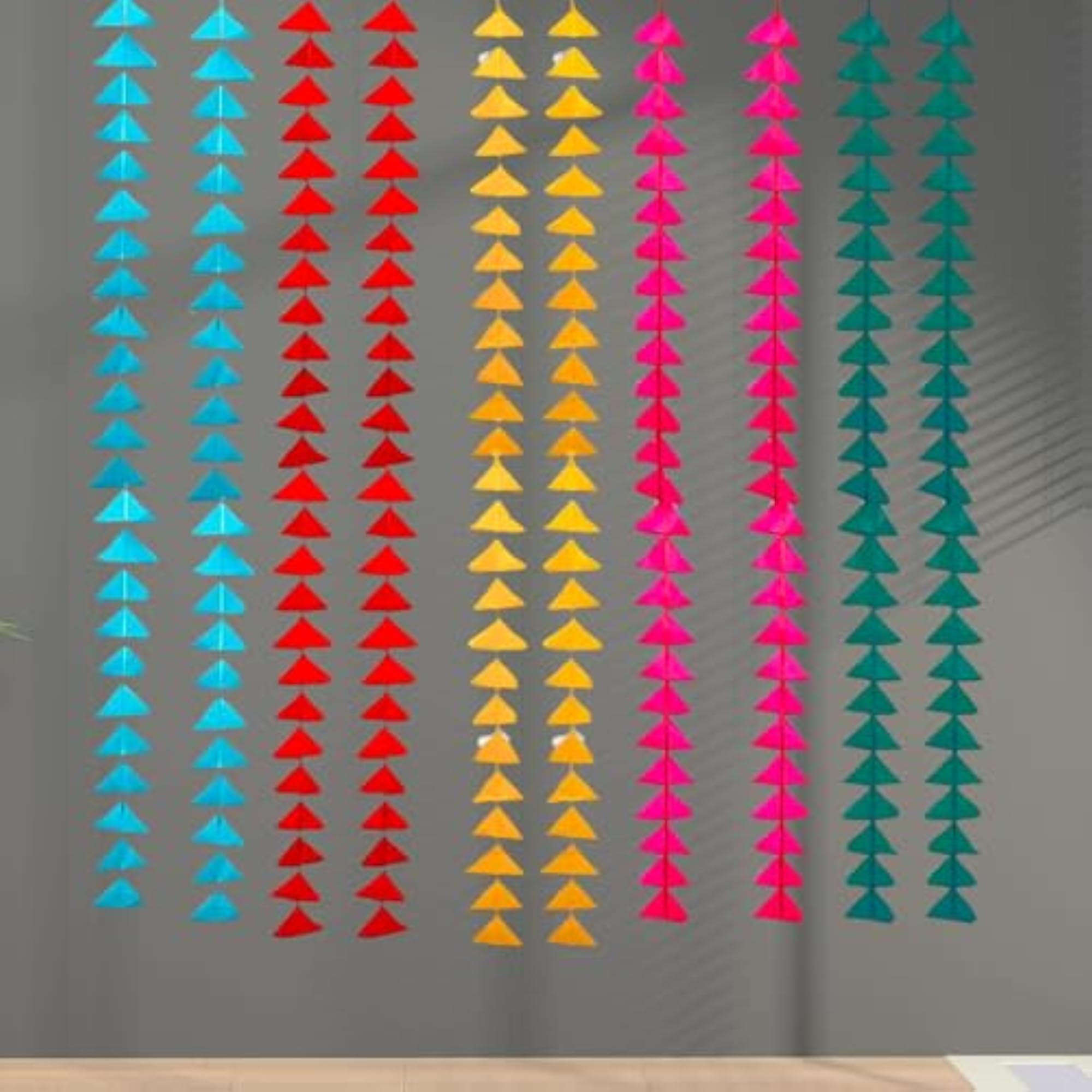 Multicolour Felt Fabric Hanging Decoration Garlands